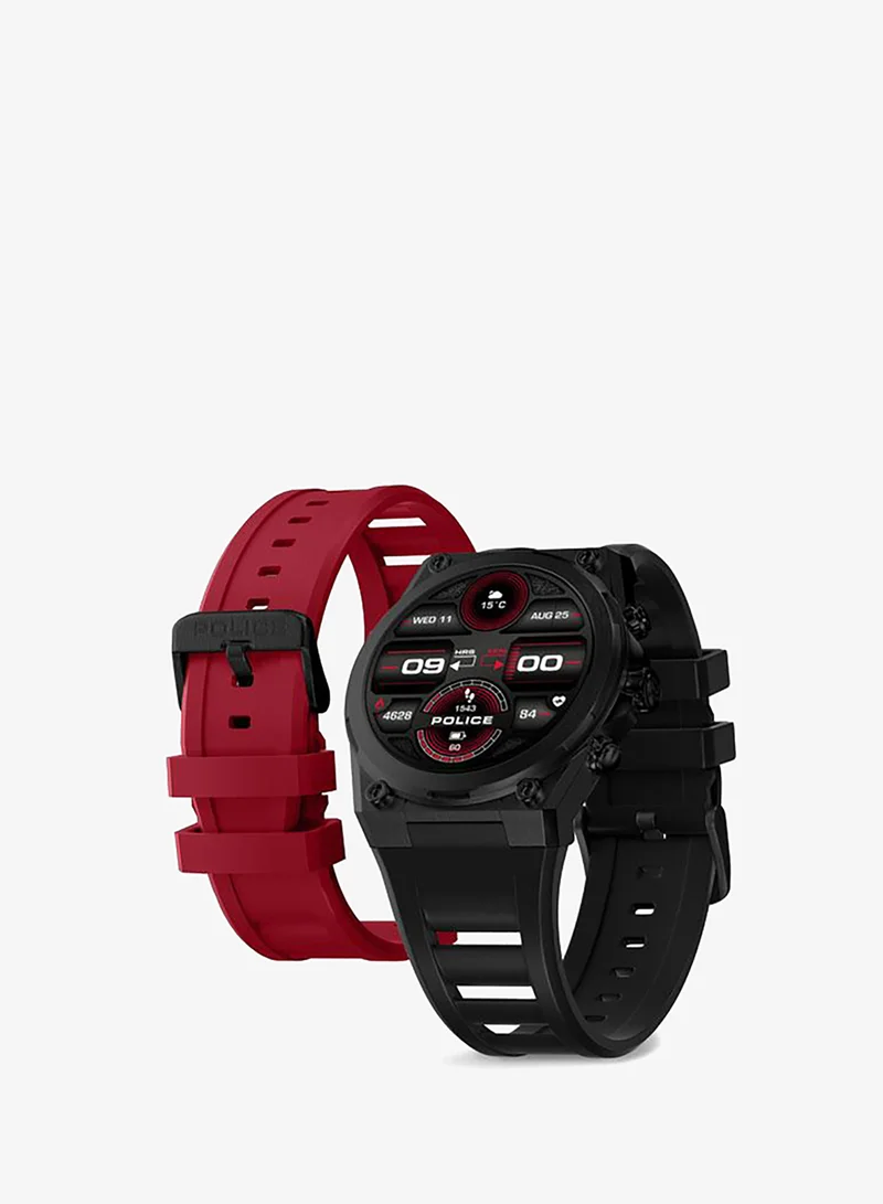 POLICE My Avatar 2 Interchangeable Strap, AMOLED, Dual Time, 5ATM, GPS Smartwatch