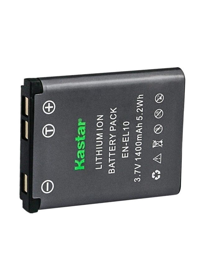 Kastar Enel10 Lithiumion Battery Replacement For Nikon Enel10 And