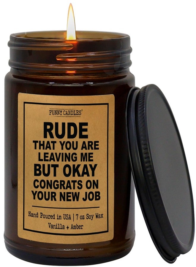 Funny Candles - Moving Away Gifts for Friends, Going Away Gift for Coworker Leaving, Goodbye, Teacher Retirement, Farewell Presents for Coworkers, Boss, Work Bestie, Retirement Candle - Made in USA - Image 1