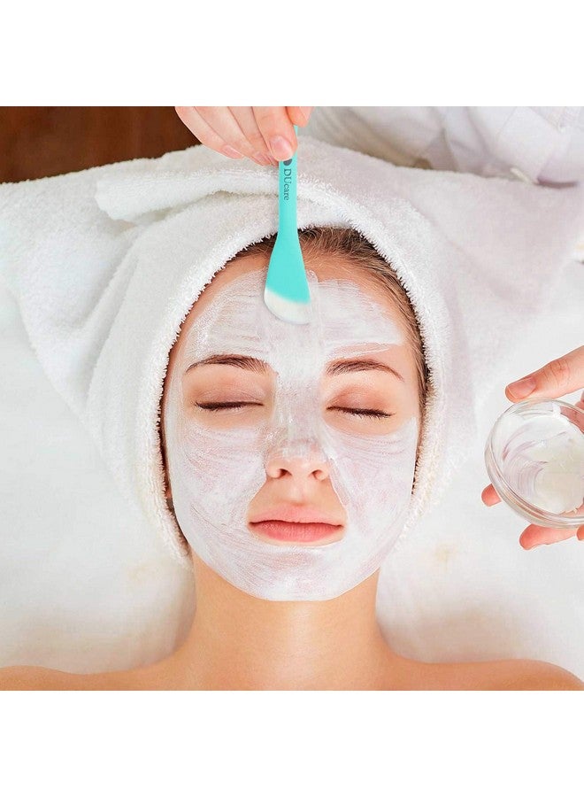 DUcare Silicone Face Brush Double-Ended Facial Cleansing Sponges 4 Pcs Soft Facial Cleansing Brush Mud,Clay Diy - Image 5