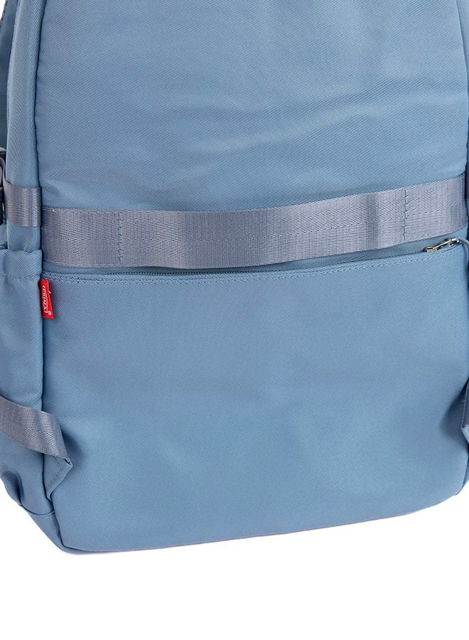 بريما شنطه مدرسيه 18" بطبعة أرنب قراصنة للأطفال بناتي وولادي - خفيفه الوزن، مقابض مبطنة لراحة الكتف، خياطة قوية، سحاب ناعم ضد الالتصاق، مع محفظة نقود مجانيه وجيب خلفي إضافي بألوان متعددة - Image 3