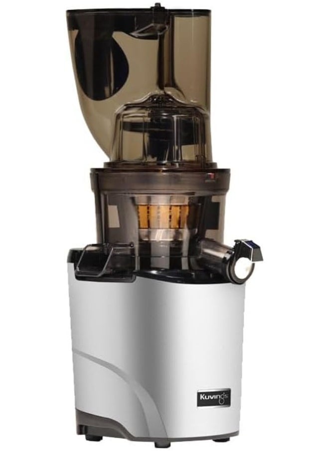 Kuvings - Kuvings REVO830S Whole Slow Juicer, noise reduction, includes recipe book, 2-year on the juicer and 5-year on the motor. (Matte Light Silver) - Image 1