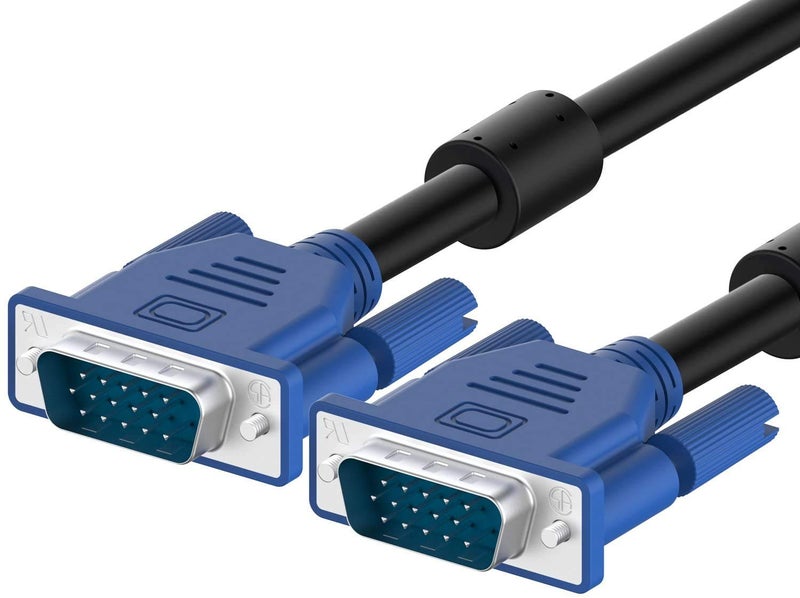LS LAPSTER Quality Assured Male to Male VGA Cable 1.5 Meter, Support Monitor/PC/LCD/LED, Plasma, Projector, TFT (LST-VGACBLE-1.5M) - Image 1