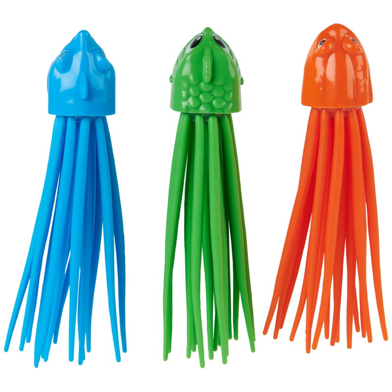 SwimWays SquiDivers Kids Pool Diving Toys, 3 Pack, Bath Toys & Pool Party Supplies for Kids Ages 5 and Up - Image 3