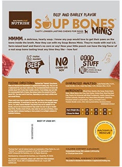 Rachael Ray Nutrish Soup Bones Minis Dog Treats, Real Beef & Barley Flavor, 6 Bones, 4.2 Ounces - pzsku/ZB7EDB69B05B03C855D38Z/45/_/1737031781/3a77179e-3592-4d6f-9282-8f0acdb475e1