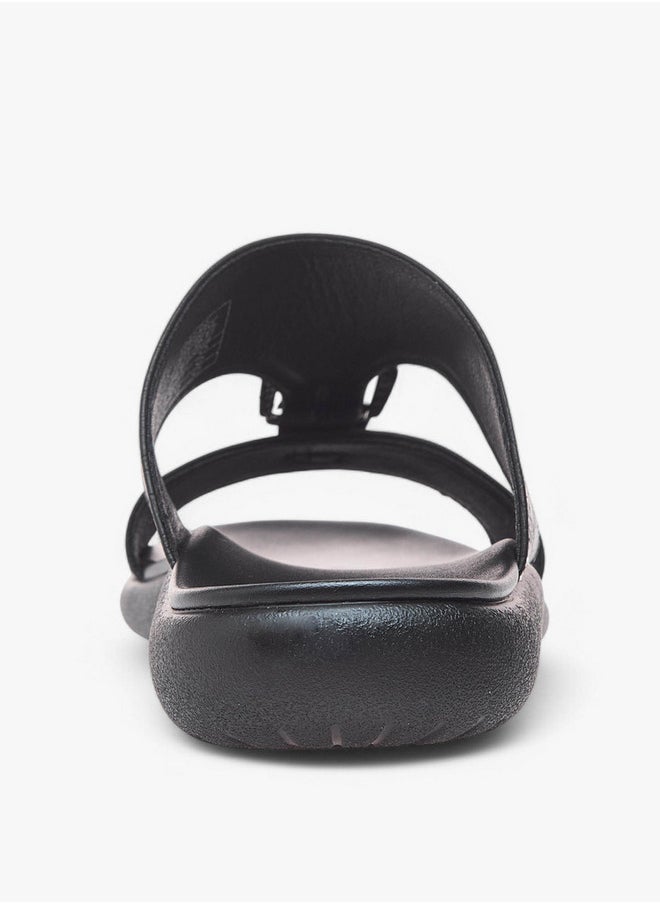 LBL by Shoexpress Buckle Accent Slip-On Arabic Sandals  - Image 4