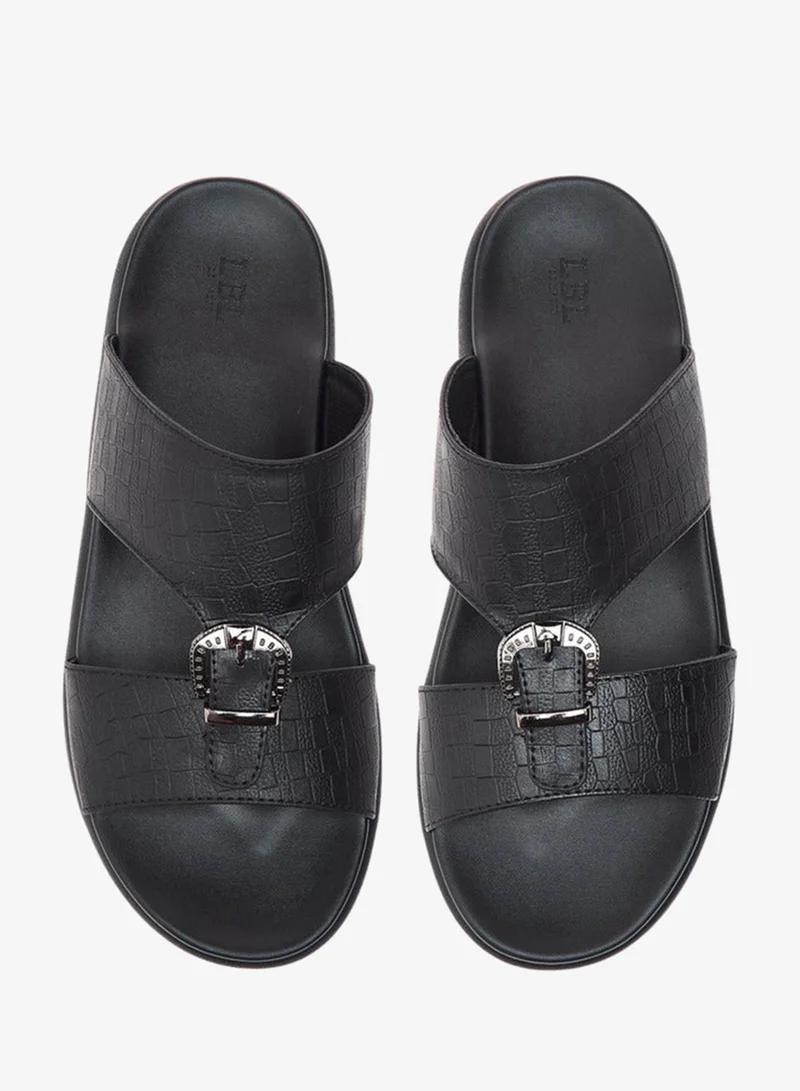 LBL by Shoexpress Buckle Accent Slip-On Arabic Sandals