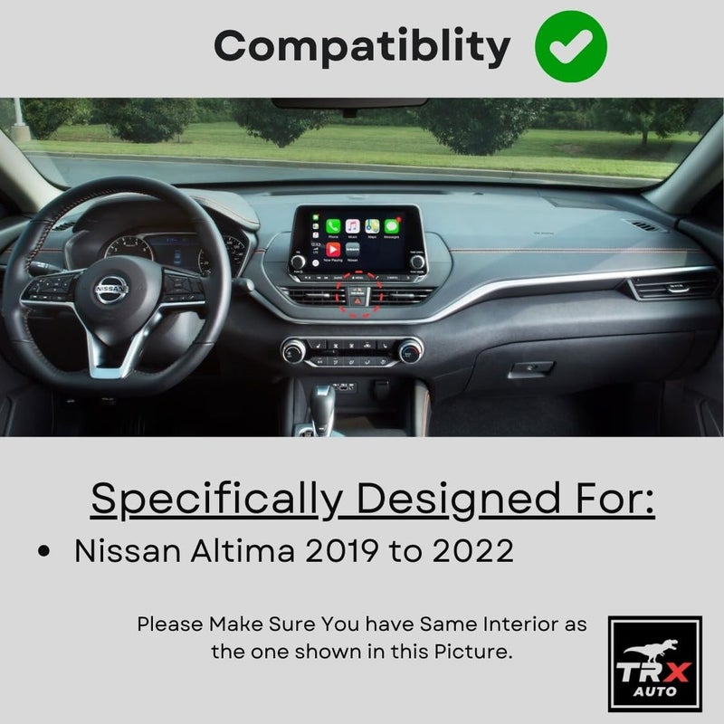  تي ار اكس اوتو حامل هاتف TRX AUTO مع حامل هاتف الجاذبية لنيسان ألتيما (2019 إلى 2021) | ملحقات نيسان ألتيما (2024) | حامل هاتف ألتيما - Image 5