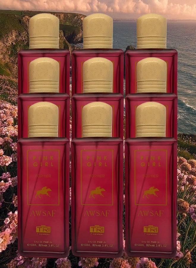 تي أر آي 9 قطع عطر أوصاف بينك جيرل للنساء 100 مل - Image 1