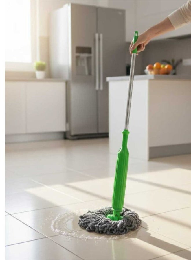 2-in-1 Self-Wringing Floor Cleaning and Drying Mop - Ceramic Cleaning Mop - Image 1