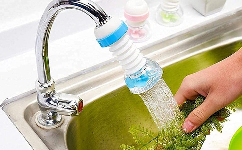 TOP SELECT فلتر مياه الصنبور، فلتر مياه الصنبور | دوران بزاوية | ملحقات الحمام | فلتر الصنبور للمطبخ | تمديد صنبور المطبخ | صنبور الدش | صنبور الحوض | فوهة موفرة للمياه - Image 1