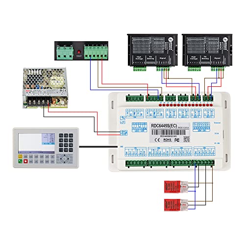 Cloudray Ruida RDC6445S Co2 Laser Controller for Laser Engraver and Cutter Machine RDC DSP 6445S 6445G - Image 4