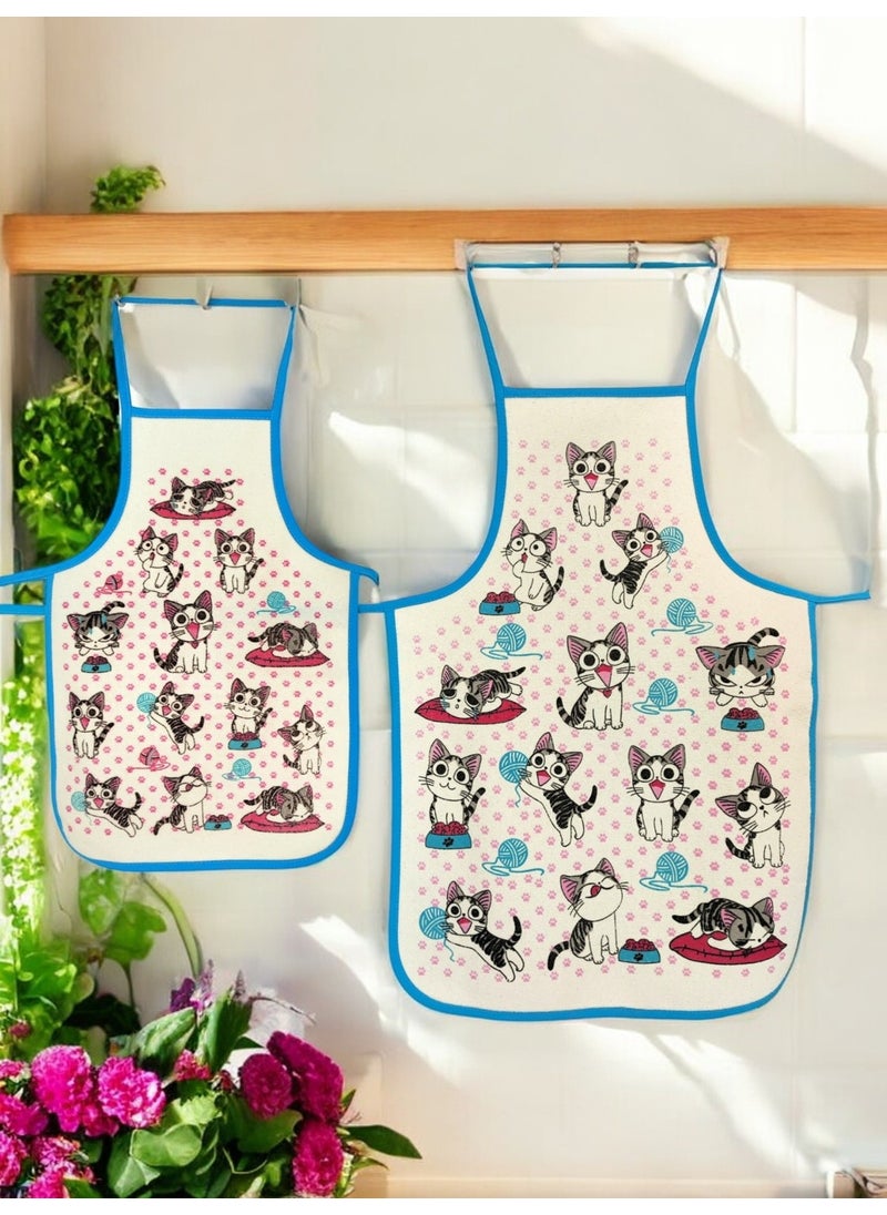 Cnr Garden Parent and Child Apron Set Mother Father Child Apron Apron Set  - Image 1