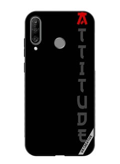 VR CREATIVE Protective Case Cover For Huawei P30 Lite Black With Text Design Multicolour  - Image 1