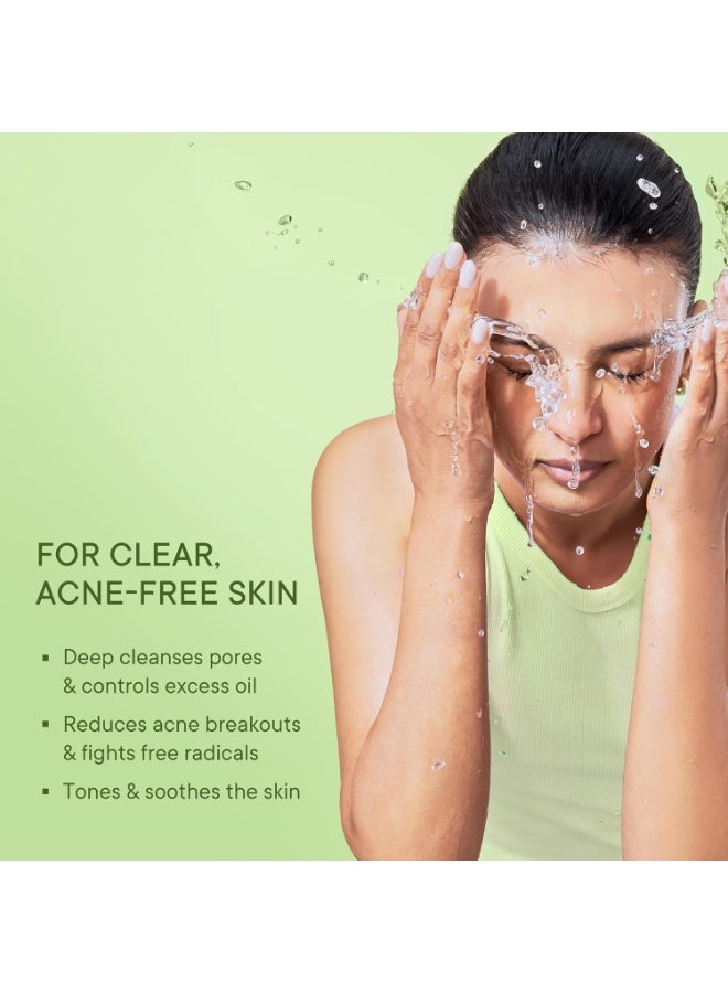 كوينش QUENCH BOTANICS غسول جل للوجه لتنقية البشرة (Skin Detox) بخلاصة الشاي الأخضر "ماتشا" ومضادات الأكسدة | غسول كوري للوجه مخصص للبشرة الدهنية والمعرضة لحب الشباب | صُنع في كوريا (100 مل) - Image 4