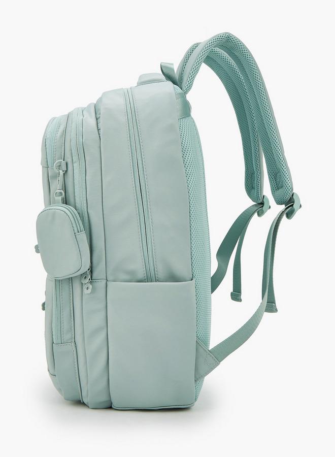 MISSY Solid Backpack With Pouch - Image 3
