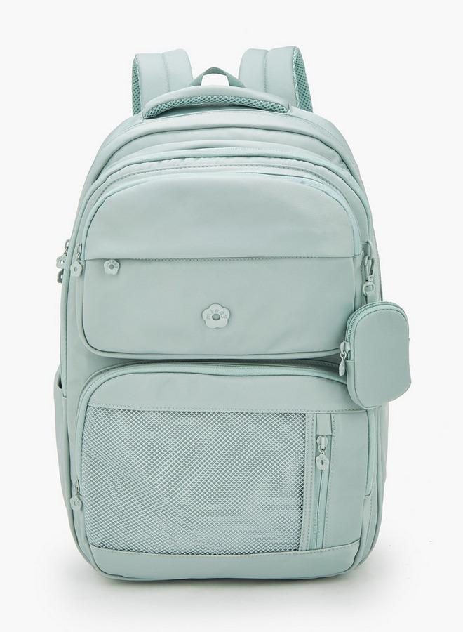 MISSY Solid Backpack With Pouch - Image 1