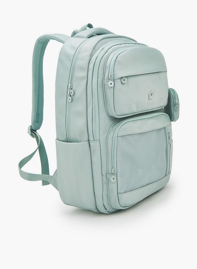 MISSY Solid Backpack With Pouch - Image 2