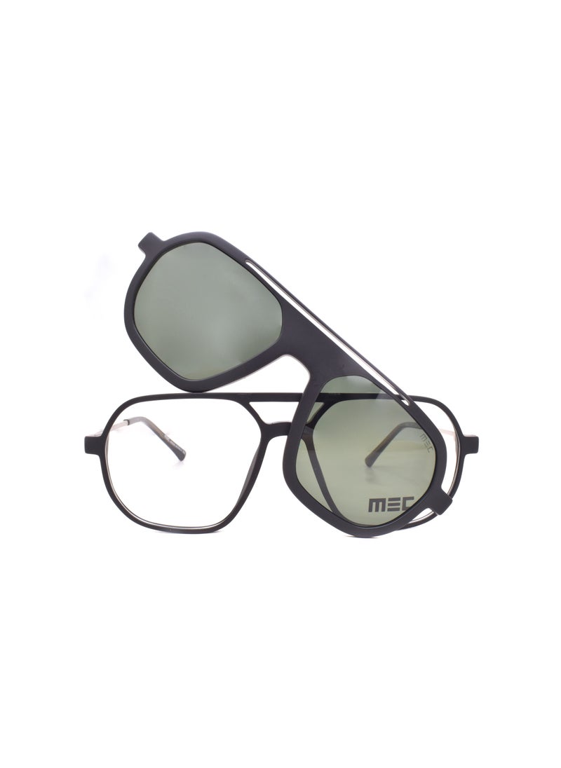 MEC Square/Aviator Shape Clip On Sunglasses 69894-C6  - Image 1