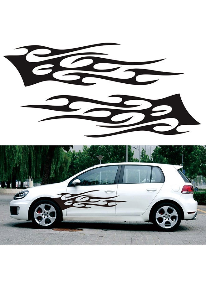 NIBEMINENT 2 Side Creative Flame Car Sticker - Image 3