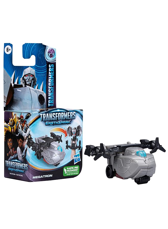 TRANSFORMERS Toys Earthspark Tacticon Megatron Action Figure 2.5 Inch Robot Toys For Kids Ages 6 And Up - Image 3