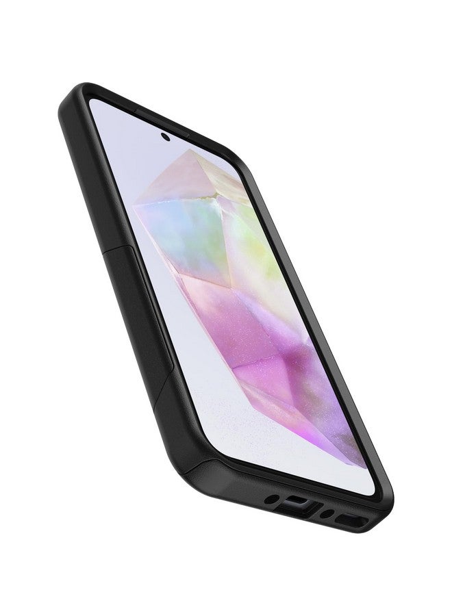 أوتربوكس جراب OtterBox Commuter Series Lite لهاتف Samsung Galaxy A35 - أسود، نحيف ومتين، مناسب للجيب، مع إمكانية الوصول إلى المنافذ ومكبرات الصوت (بدون أغطية للمنافذ)، - Image 1