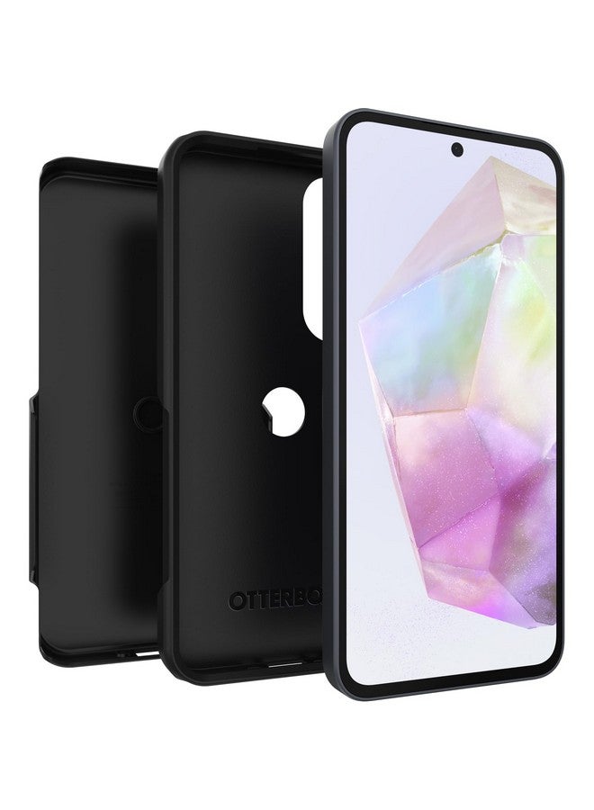 أوتربوكس جراب OtterBox Commuter Series Lite لهاتف Samsung Galaxy A35 - أسود، نحيف ومتين، مناسب للجيب، مع إمكانية الوصول إلى المنافذ ومكبرات الصوت (بدون أغطية للمنافذ)، - Image 3