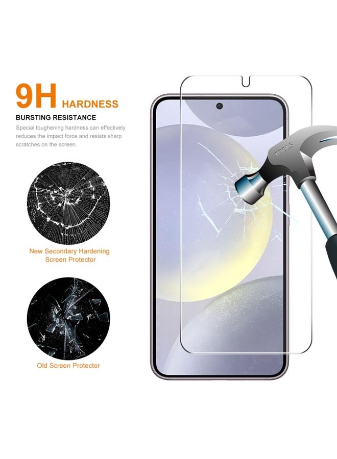 erorex For Samsung Galaxy S24+ 5G ENKAY Easy Install 0.18mm High Alumina Silicon Full Glass Film, Support Ultrasonic Unlock  - Image 3