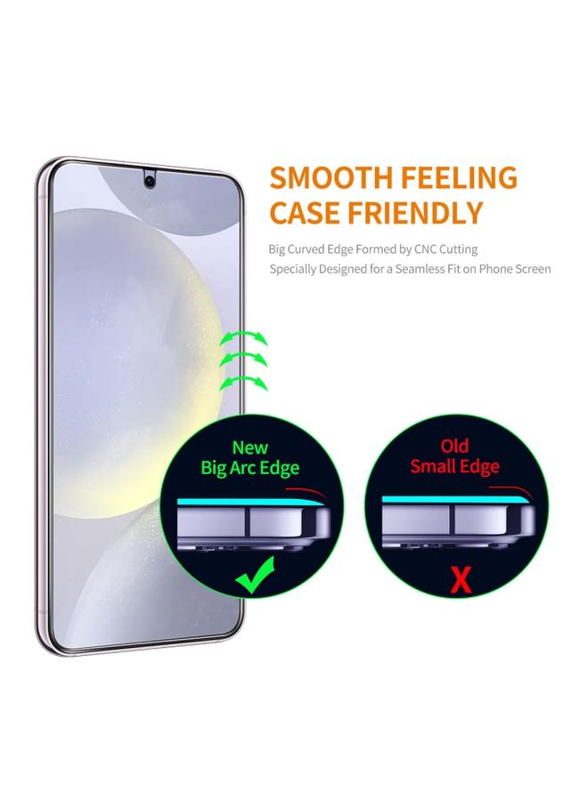 erorex For Samsung Galaxy S24+ 5G ENKAY Easy Install 0.18mm High Alumina Silicon Full Glass Film, Support Ultrasonic Unlock  - Image 4