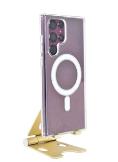 Houmt Houmt Magnetic Clear Case Cover Compatible with Samsung Galaxy S22 Ultra, Slim Bumper MagSafe Case Cover Compatible with Card Wallet & Wireless Charger, Screen & Camera S22 Ultra Case 5g  - Image 4