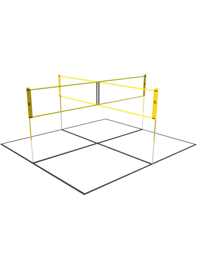 امبرو شبكة ألعاب وكرة طائرة محمولة متعددة الألوان 168 × 400 سم871125226928 - Image 1