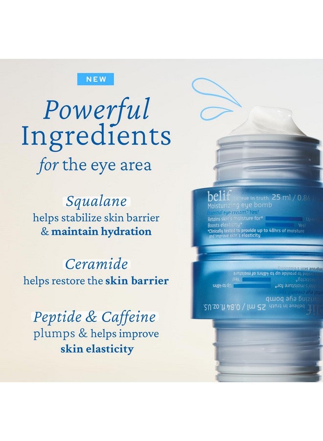 بليف كريم بيليف ذا ترو كريم المرطب للعين، كريم مرطب للعين يدوم 48 ساعة، يشد البشرة ويقلل الخطوط الدقيقة والتجاعيد، يحتوي على الكافيين والببتيد والسيراميد، للعناية الشاملة بالعين، العناية بالبشرة على الطريقة الكورية. - Image 3