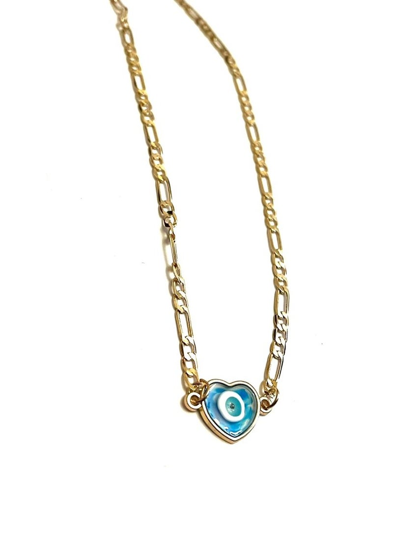 Trio Earrings Devil Eye Necklace  - Image 2
