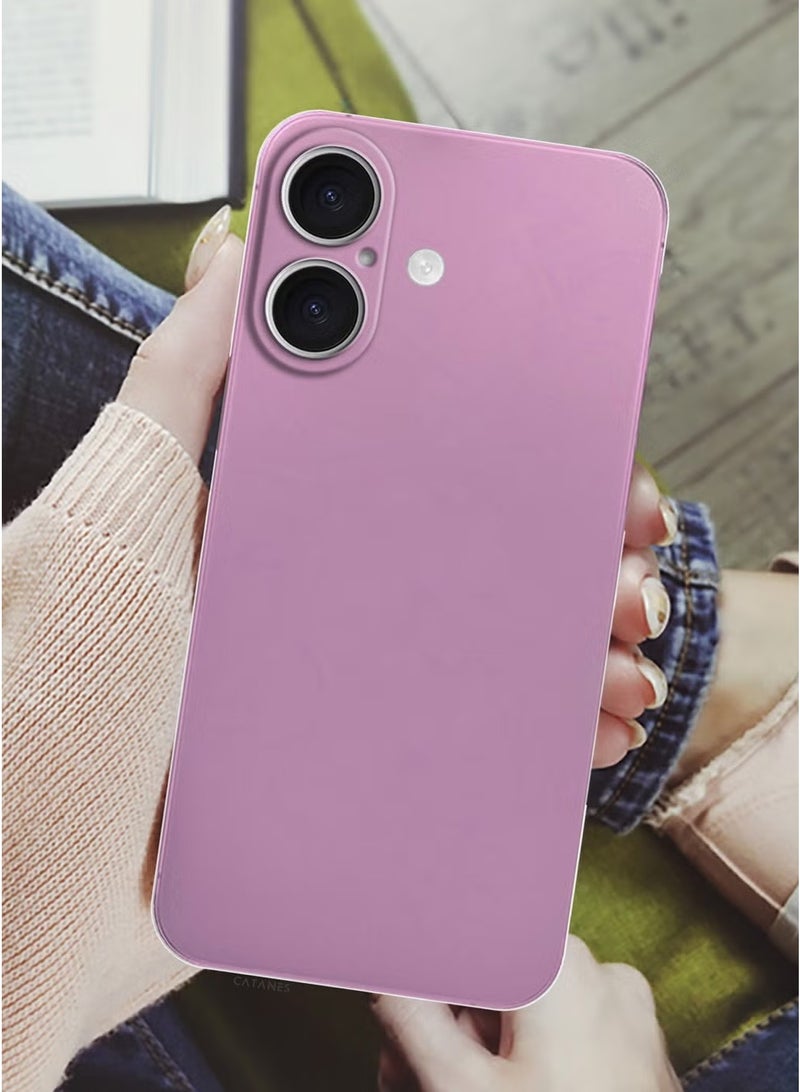 CATANES ( لجهاز آيفون 16 بلس ) غلاف كفر سلسلة إير سكين غلاف خلفي متين وقوي ورقيق لحماية من السقوط شفاف - Image 5