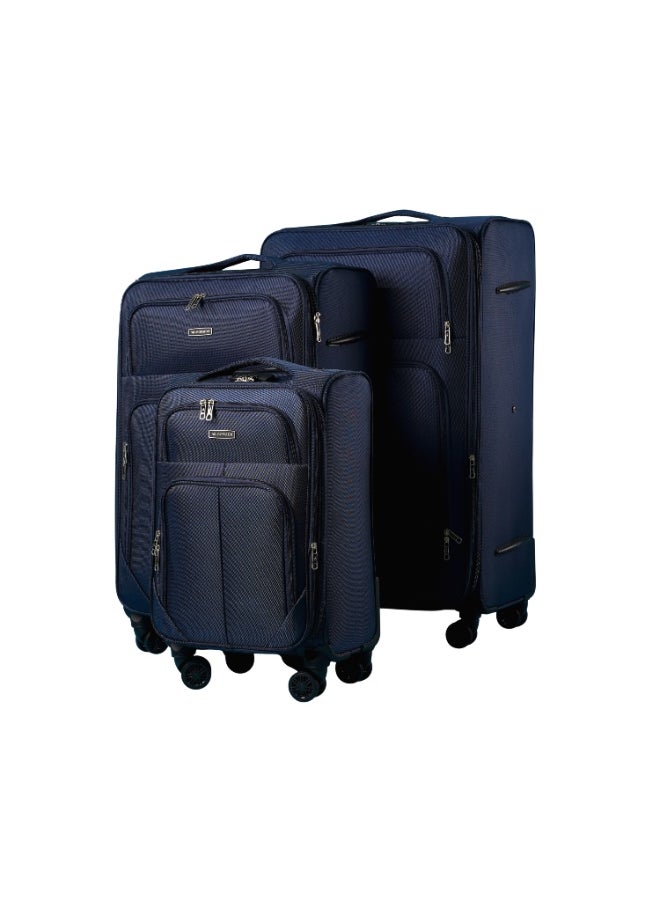 SONADA SONADA Lightweight Luggage Set of 3 ANTI Thef Lock 4 Double Wheels, Expandable  - Image 1