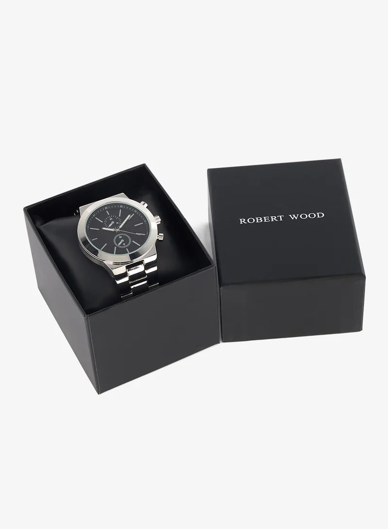 Robert Wood Metal Strap Analogue Watch