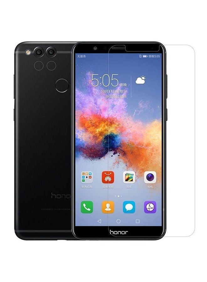 NIBEMINENT Honor 7X Tempered Glass Hd Clear Screen Protector Multicolour
