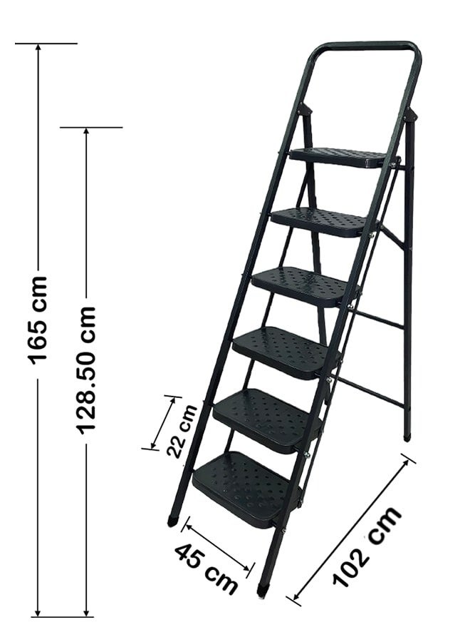 GOHAR سلم عريض مكون من 6 خطوات - Image 2
