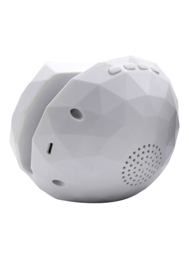 NIBEMINENT Qi Wireless Charger With Bluetooth Speaker White/Black - Image 1