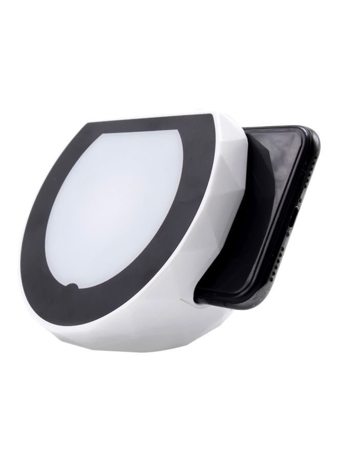 NIBEMINENT Qi Wireless Charger With Bluetooth Speaker White/Black - Image 2