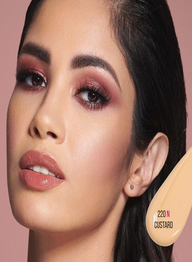 HUDA BEAUTY #FauxFilter Luminous Matte Foundation 220N Custard - Image 2