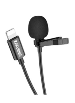 KAKUSIGA Wired clip-on lavalier microphone with auto-sync for Apple iPhone  - Image 2