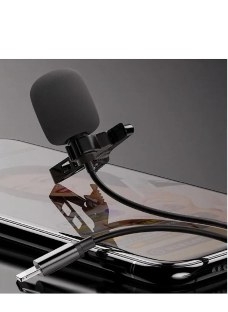 KAKUSIGA Wired clip-on lavalier microphone with auto-sync for Apple iPhone - Image 4