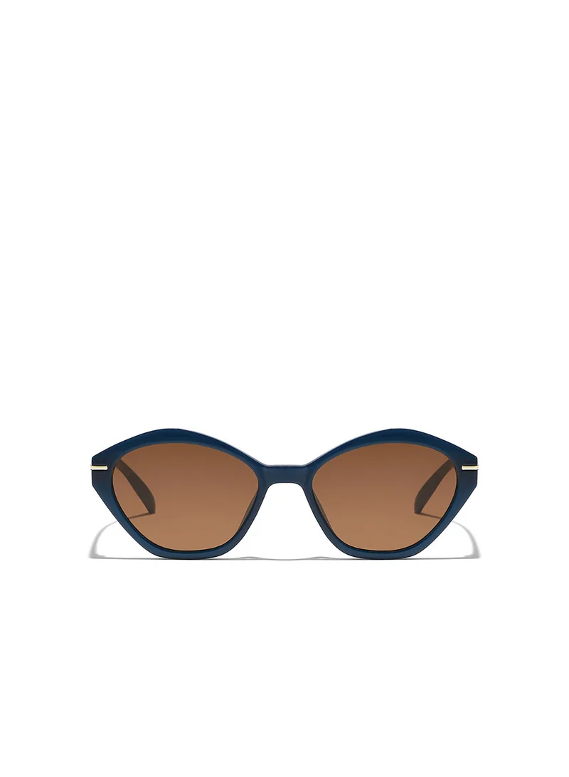Blackout Cyano,Women Sunglasses, Geometric Sunglasses, UV Protection: UV400 (Blue,Brown)