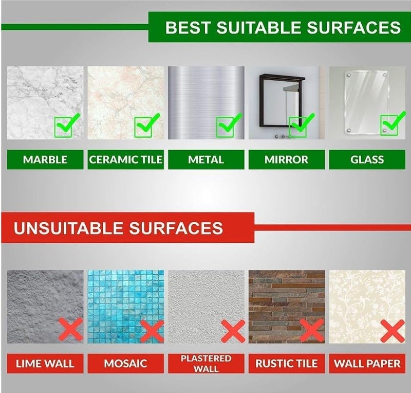 PACKSON Wall-Mounted Bathroom Rack with 4 Hooks, Black Metal Storage Shelf, Self-Adhesive Installation - Image 5