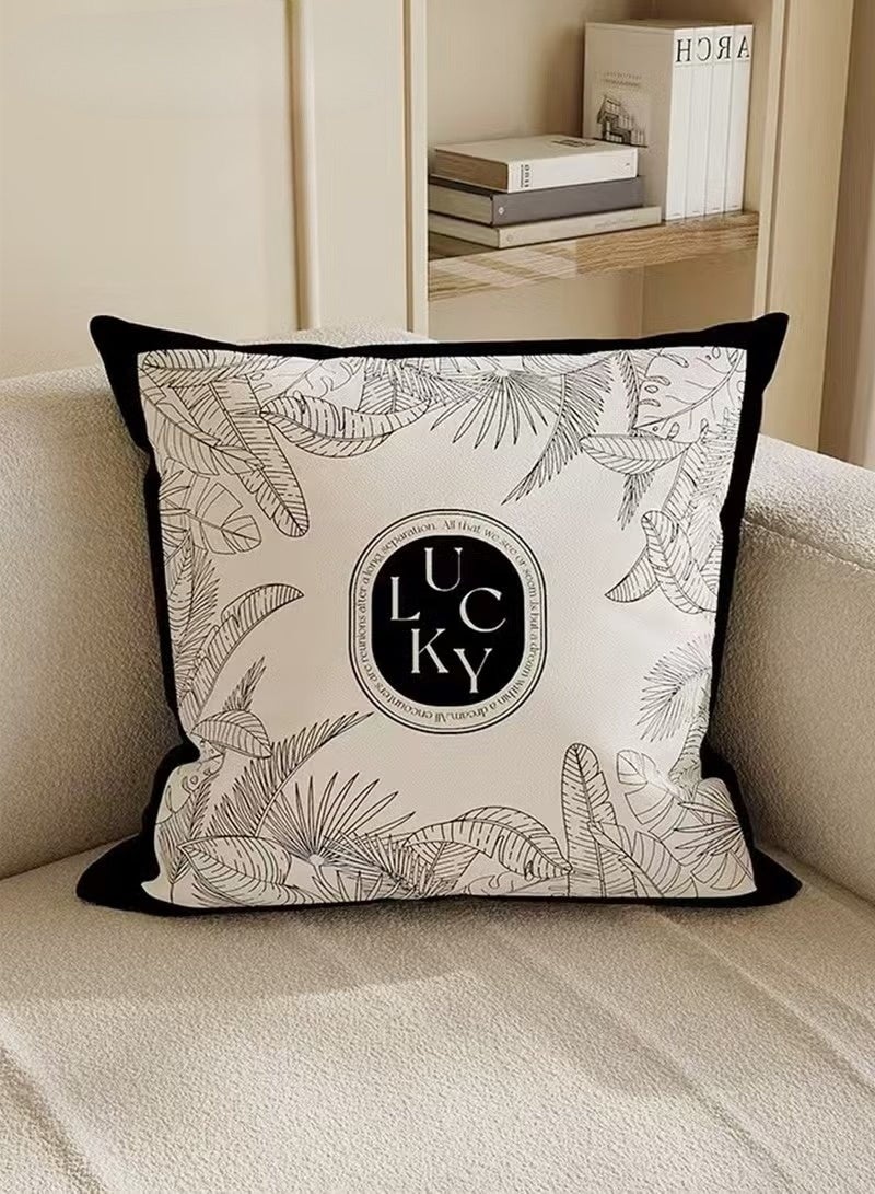 والالا مجموعة أغطية وسائد من 4 قطع، غطاء وسادة قصير من القطيفة، أغطية وسائد مزخرفة بنباتات طبيعية 45 سم × 45 سم، مناسبة لغرفة المعيشة والأريكة والسرير وأغطية وسائد 18 × 18 بوصة (نمط مزدوج الجوانب) - Image 4