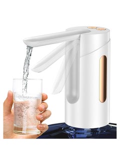 CHIGO Electric Water Pump, Water Bottle Dispenser, Foldable Automatic Drinking Water Pump, USB Charging Wireless Water Jug Pump, Portable Water Dispenser For Indoor & Outdoor  - Image 1