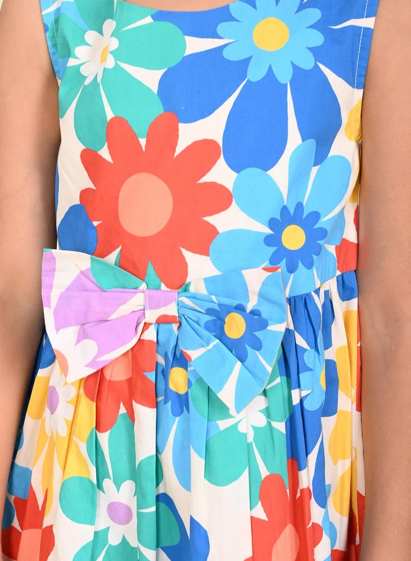ليل بيكس Floral Cotton Dress