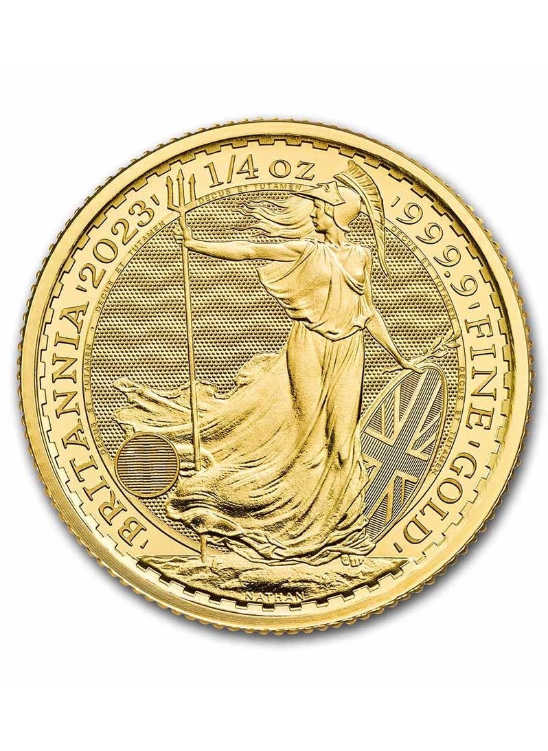 ABConcept - Britannia  Gold 1/4 oz Coin 9999 Carat - Image 1