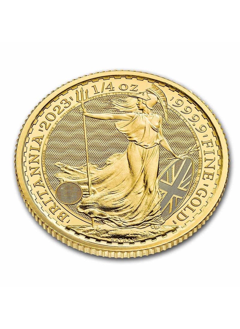 ABConcept - Britannia  Gold 1/4 oz Coin 9999 Carat - Image 1